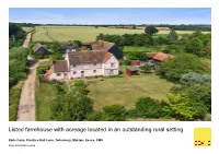 Listed Farmhouse with Acreage Located in an Outstanding Rural Setting