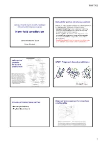 New Fold Prediction Be Easily Detected from the Sequence
