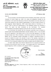 NREGA Scheme and Submitted a Report
