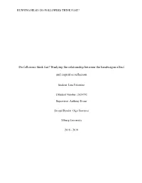 Studying the Relationship Between the Bandwagon Effect and Cognitive