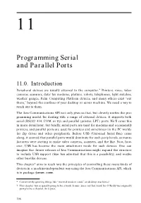 Programming Serial and Parallel Ports
