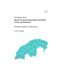 Status for Interkommunalt Samarbeid I Troms Og Finnmark
