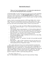 Wb Pointe Policy