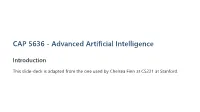 CAP 5636 - Advanced Artificial Intelligence