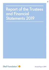 NSR05633-Shell Foundation Annual Report & Accounts 2018