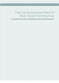 Potential Development Sites: St Neots Spatial Planning Area