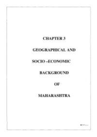 Chapter 3 Geographical and Socio -Economic Background Of