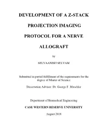 Development of a Z-Stack Projection Imaging Protocol for a Nerve Allograft