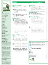 Contents Editorial Commentaries Multiple Sclerosis