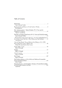 Table of Contents