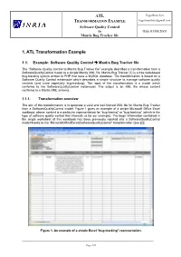 ATL 1. ATL Transformation Example