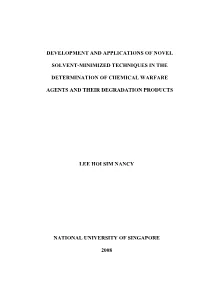 Development and Applications of Novel