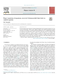 Phase Transition of Quantum-Corrected Schwarzschild Black Hole in Rainbow Gravity