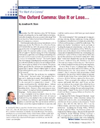 The Oxford Comma: Use It Or Lose…