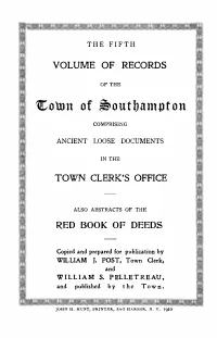 1Town of Outbamtlton