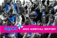 2010 Annual Report Contents