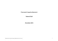 Framework Capacity Statement