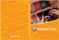 Mindanao 2020 Peace and Development Framework Plan (2011 - 2030) Table of Contents