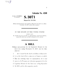 S. 3071 [Report No