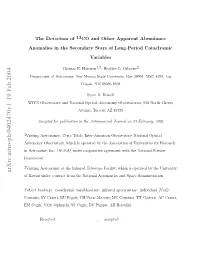 The Detection of 13CO and Other Apparent Abundance Anomalies In