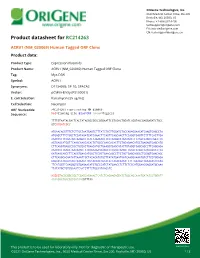 ACRV1 (NM 020069) Human Tagged ORF Clone Product Data
