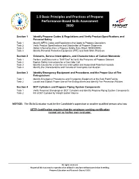 Basic Principles & Practices Skills Assessment
