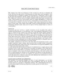 Precipitation Processes