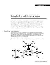 Introduction to Internetworking