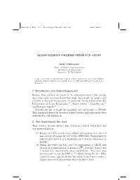 LEARN HADRON COLLIDER PHYSICS in 3 DAYS 1. Introduction and Acknowledgements Because These Lectures Are Meant to Be Educational