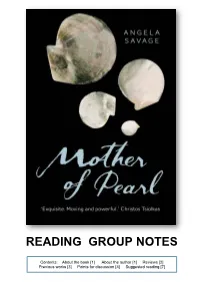 Reading Group Notes