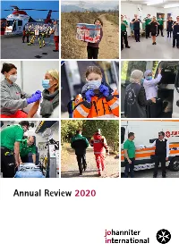 Annual Review 2020 Table of Contents