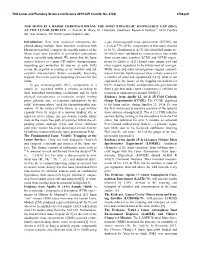 The Moon Is a Harsh Chromatogram: the Most Strategic Knowledge Gap (Skg) at the Lunar Surface E