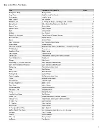 Best of Sher Music Real Books