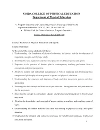 Department for Batches 2016-17, 2017-18 and 2018-19  Website Link for Course Outcomes, Program Outcomes