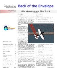 Jsbsim Quarterly Newsletter Summer 2006