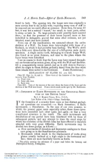 IV.—Influence of Earth Movements on the Geological Strucuture Of