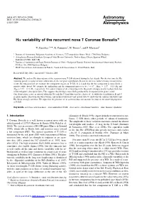 Hα Variability of the Recurrent Nova T Coronae Borealis