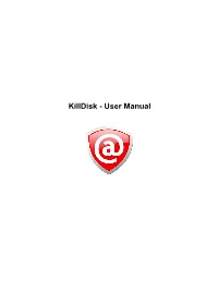 Killdisk - User Manual | Contents | 2
