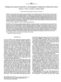 Noochuloghoyet Trading Post in Historical Context THOMAS J