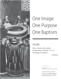 One Image One Purpose One Baptism