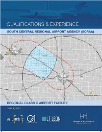 Statement of Qualifications to Provide Airport Services TABLE of CONTENTS Related to the Development of a Regional Class C Airport