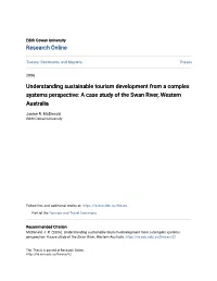 Understanding Sustainable Tourism Development from a Complex Systems Perspective: a Case Study of the Swan River, Western Australia