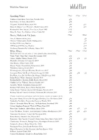 WF Wine List ONGOING.Docx