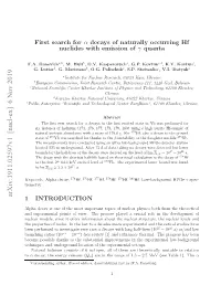 First Search for $\Alpha $ Decays of Naturally Occurring Hf Nuclides With