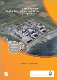 Hinkley Point C Consent Order Application