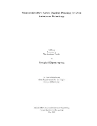 Microarchitecture-Aware Physical Planning for Deep Submicron Technology Mongkol Ekpanyapong