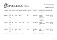 Public Notice &gt;&gt; Licensing and Management System Admin &gt;&gt;