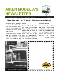 Aiken Model A's Newsletter
