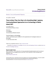 Applying Community-Based Approaches to an Archaeology of Banks Island, NWT
