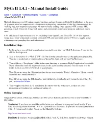 Myth II 1.4.1 - Manual Install Guide